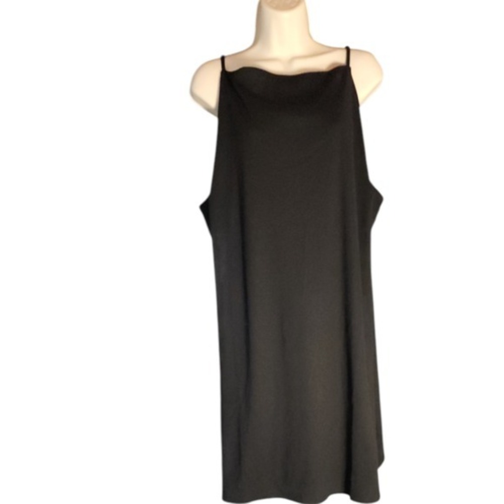 NWT A New Day Women's 3X Black Sleeveless Scoop Neck Dress Plus Size Casual - Picture 8 of 8